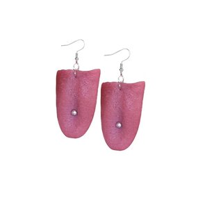 Halloween Earrings Factory - Tongue Gruesome Scary Costume Quirky Spooky