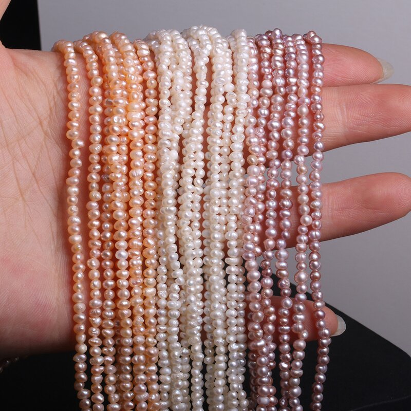Freshwater Pearl Beads Supplier - High Quality Oval Punch Loose DIY