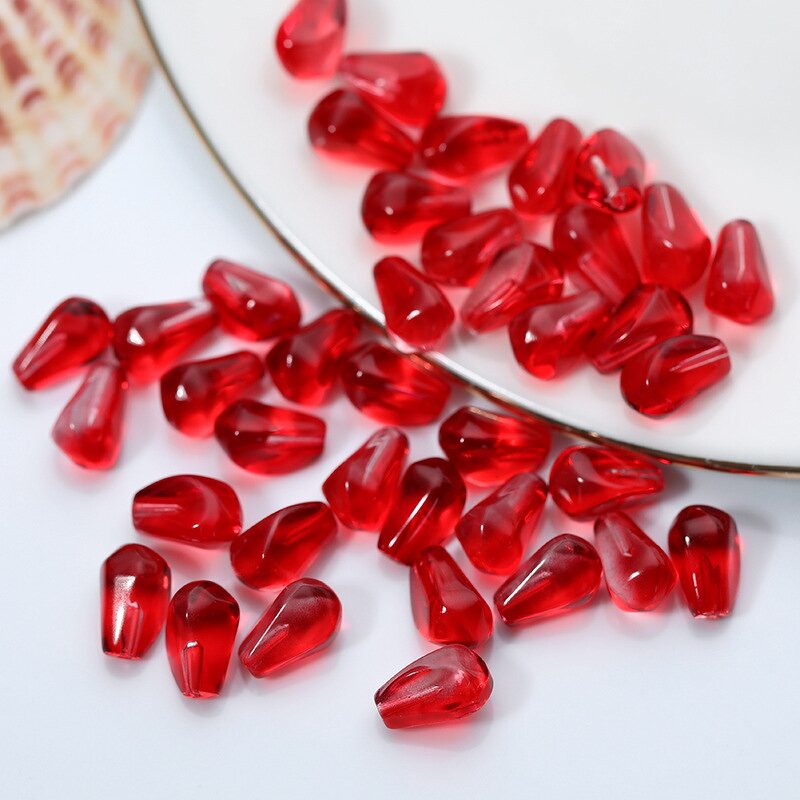 Resin Beads Supplier - Cute Pomegranate Seeds for DIY Earrings Necklace