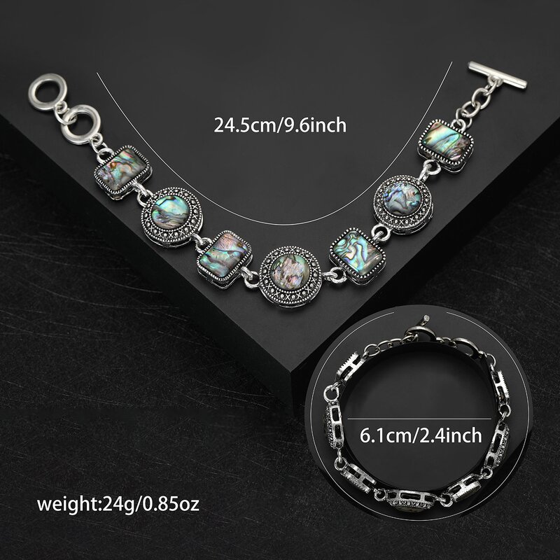 Abalone Shell Bracelet Supplier - Bohemian Wristband Adjustable Chain Women