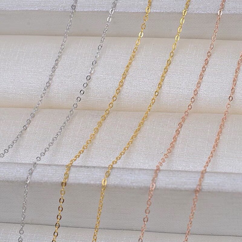 Cable Link Chains Factory - Rinntin Sterling Silver Fashion Thin Neck Chain