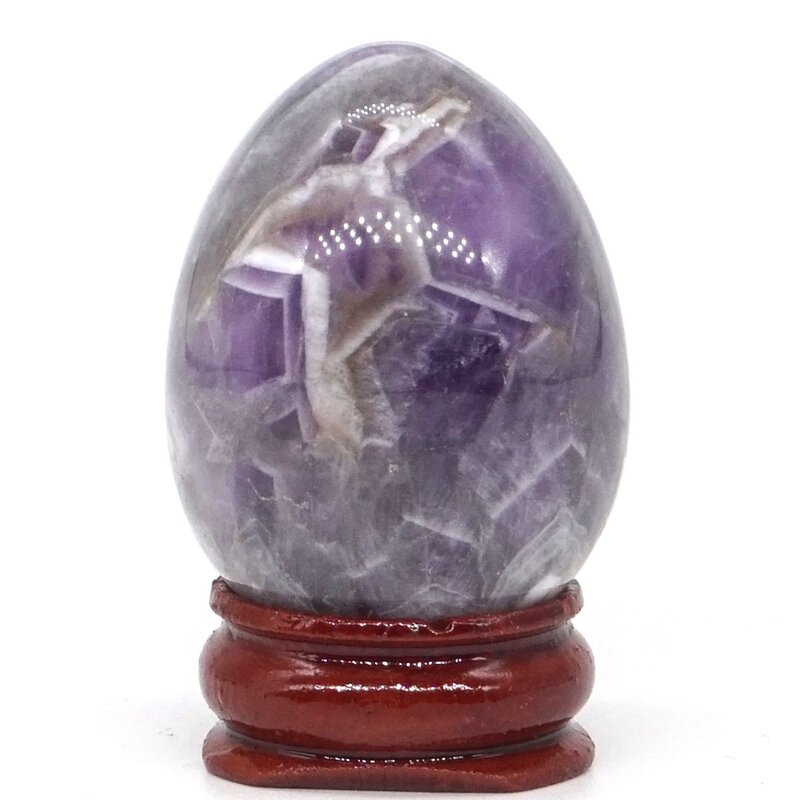 Gemstone Ball Supplier - 30x40mm Natural Crystals Healing Mineral Home Decoration