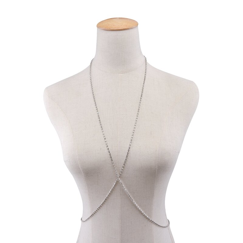 Bra Chain Set Factory - European American Diamond Sexy Body Necklace Claw