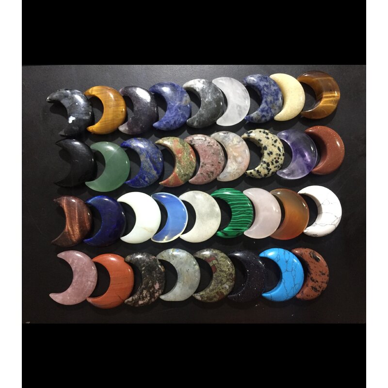 Moon Shape Beads Factory - Natural Gemstone Stone Ornaments Jewelry Making