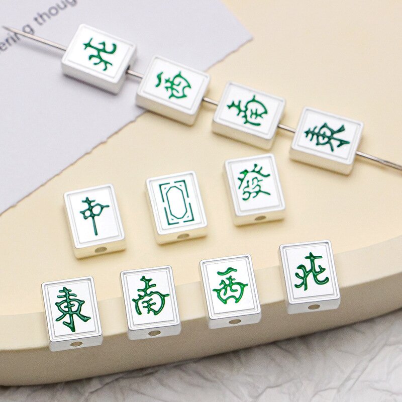 Alloy Beads Supplier - Mixed Mahjong Loose Spacer DIY Handmade Crafts