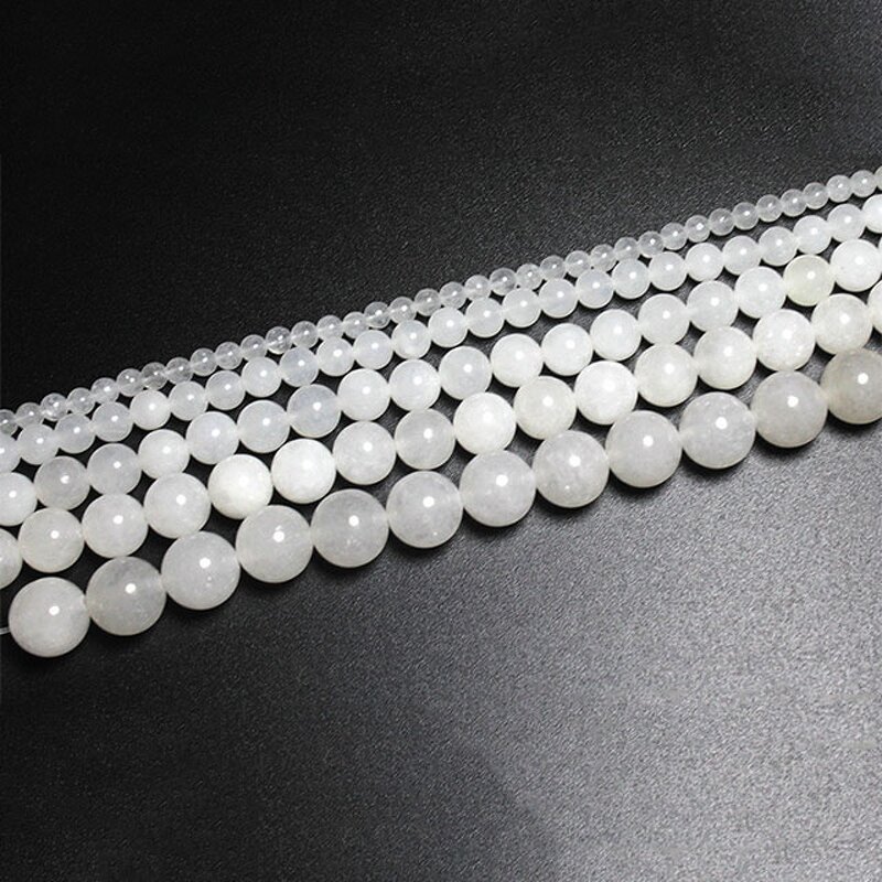 Moonstone Beads Supplier - Natural Round Loose Stone DIY Jewelry Wholesale