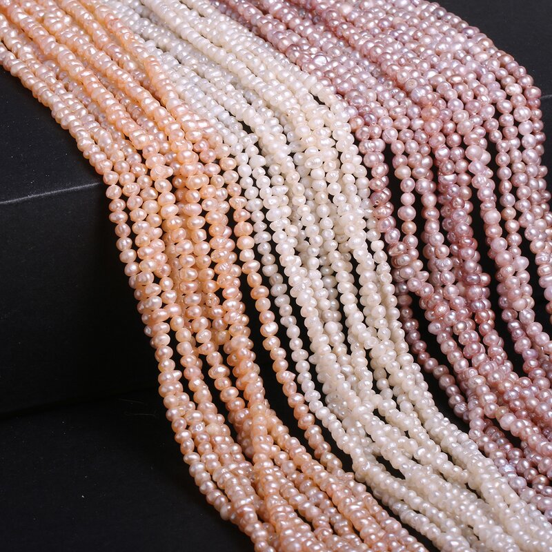 Freshwater Pearl Beads Supplier - High Quality Oval Punch Loose DIY