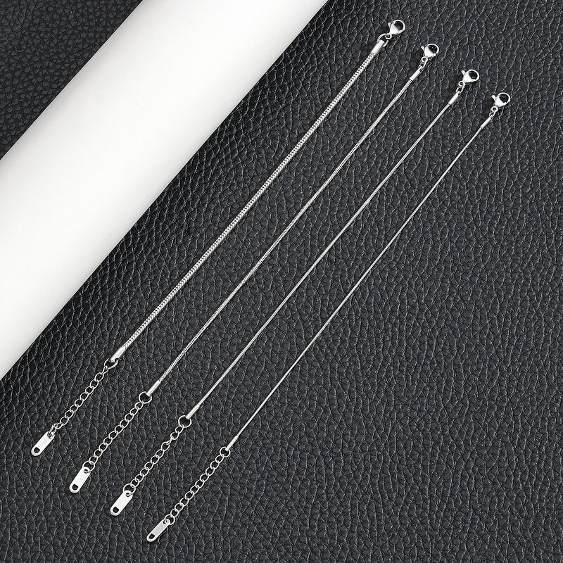 Stainless Steel Bracelet Factory - Simple Square Snake Bone Chain Hip-Hop