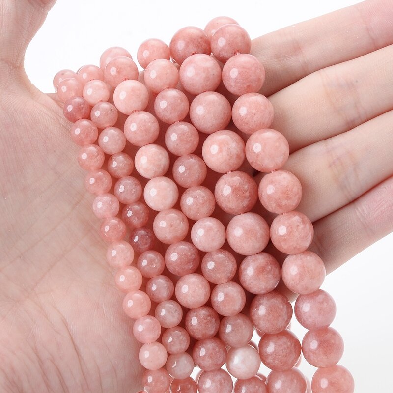 Sunstone Beads Factory - Natural Stone Round Loose DIY Charm Accessories