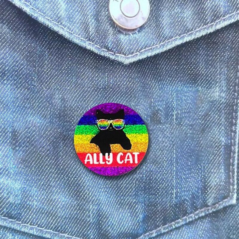 Enamel Pins Supplier - Custom Rainbow Book Cats Mountain Trees Heart Shape