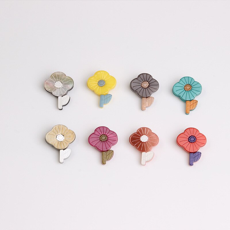 Flower Brooch Supplier - New Summer Adorable Sweet Niche Handmade Acrylic