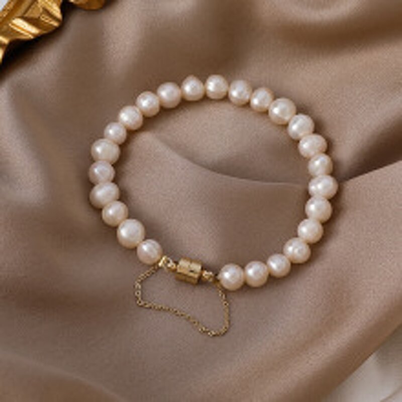 Vintage Bracelet Factory - Wholesale Women's Fashion Beaded Natural Freshwater Pearl