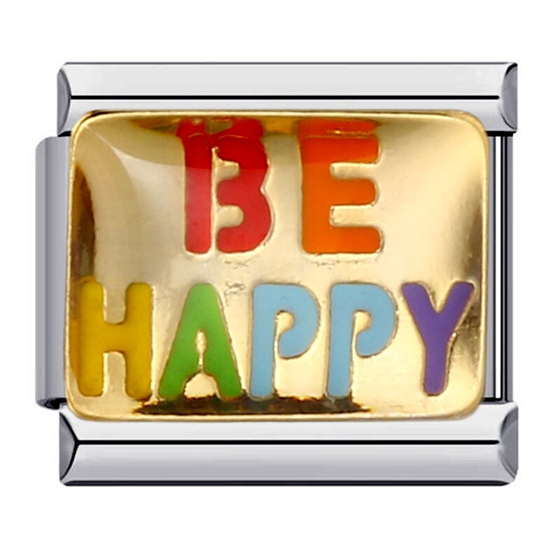 Happy Mood Charm Factory - Italian Module Links Fit 9mm Bracelet DIY