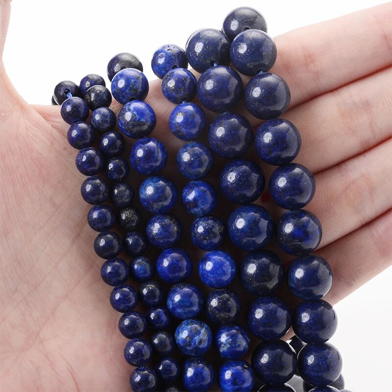Lapis Lazuli Beads Factory - Natural Round Loose Stone for Jewelry Making