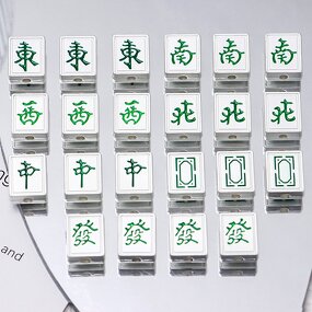 Alloy Beads Supplier - Mixed Mahjong Loose Spacer DIY Handmade Crafts