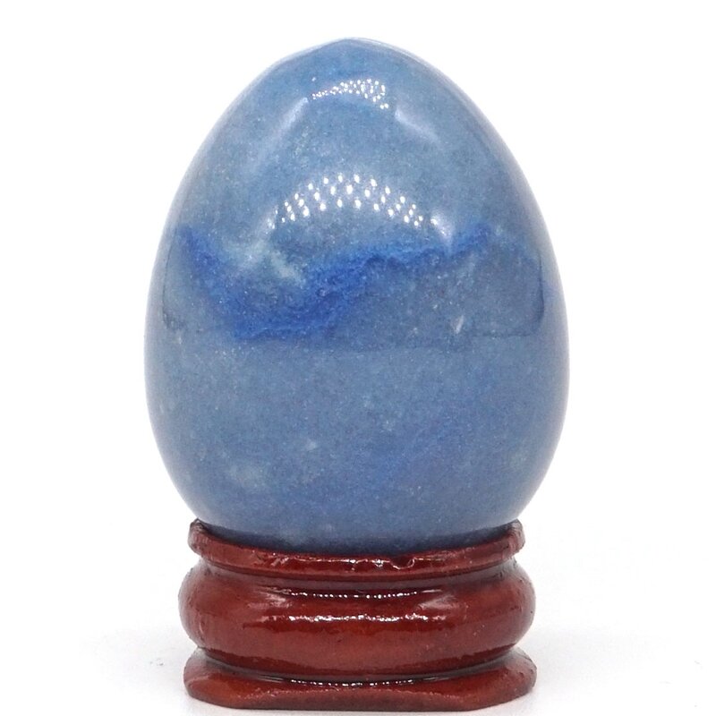 Gemstone Ball Supplier - 30x40mm Natural Crystals Healing Mineral Home Decoration