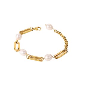 Women's Bracelet Factory - Fashion Stainless Steel Non-fading Pearl Gift