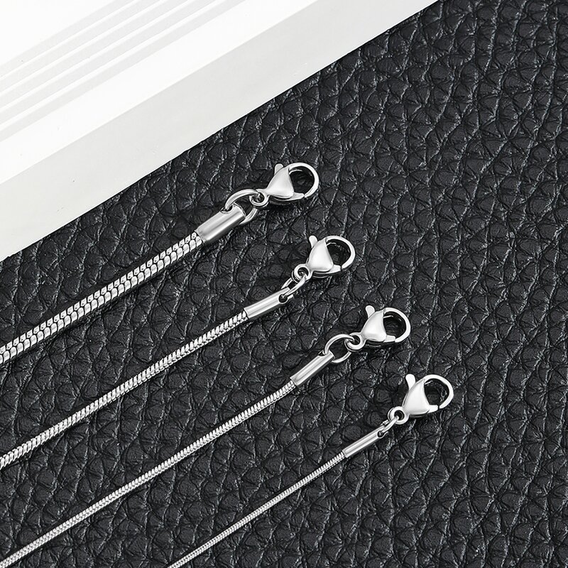 Stainless Steel Bracelet Factory - Simple Square Snake Bone Chain Hip-Hop