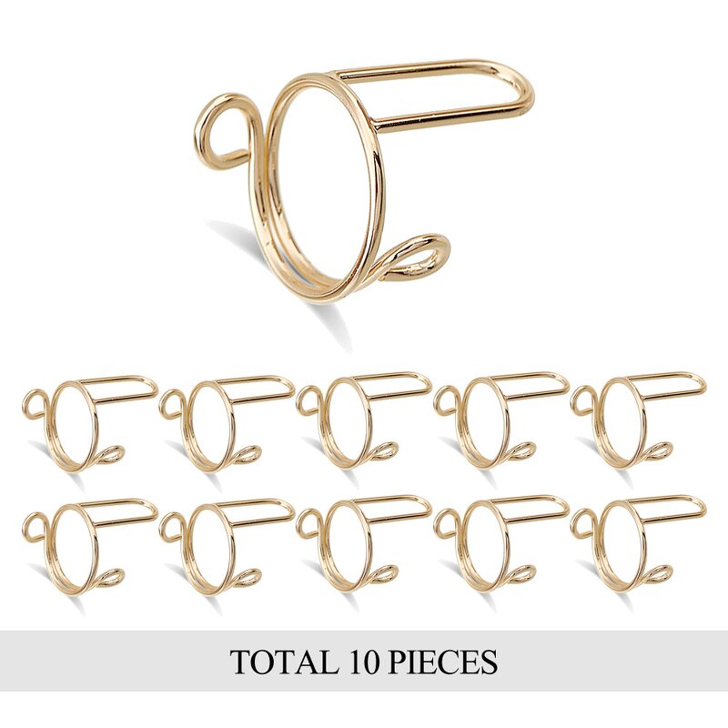 Nail Rings Factory - 10 Pieces Sets Thin Fingertip Protective Cover Trendy