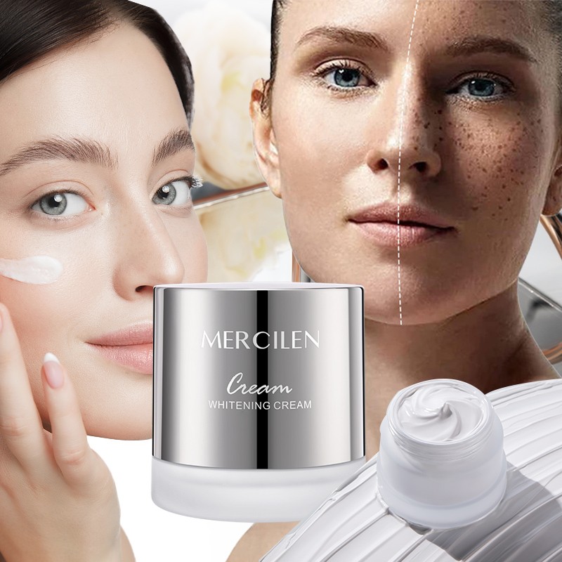 MERCILEN Spot Removal Whitening Face Cream OEM Skin Care Brightening Complexion Hydrating Moisturizing Whitening Facial Cream