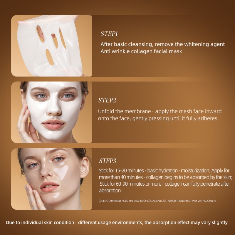 SAMANLI Nourishing Whitening Niacinamide Organic Mask Moisturizing Anti-Wrinkle Firming Anti Aging Organic Whitening Face Mask