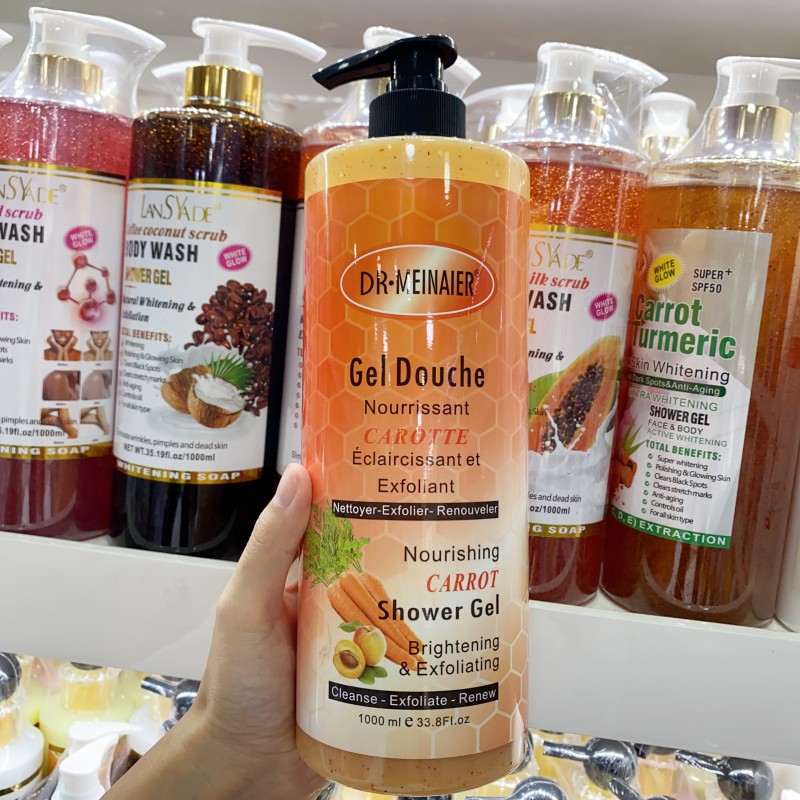 High Quality Body Wash Scrub Shower Gel Exfoliating Whitening Nourishing Skin Hydrating Refresh Body Care Body Wash