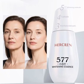 MERCILEN Private Label Vegan Peptide Whitening Serum Anti-Aging and Wrinkle Remover Serum for Face Dark Spot Whitening Serum