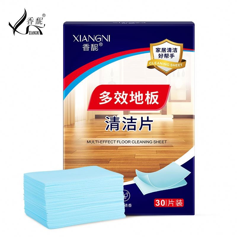 Solid Disposable Household Floor Cleaning Sheet Concentrated Formula for Effective Decontamination Harmless to Hands