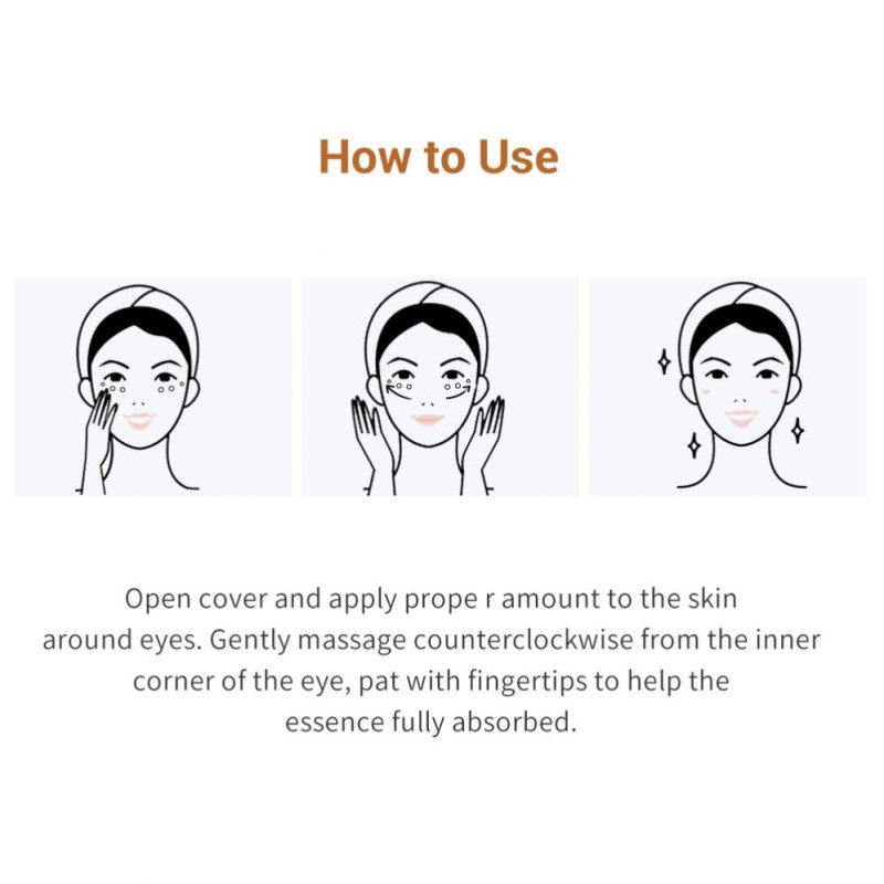 LANBENA Ectoin Eye Serum Anti-Wrinkle Eye Cream Anti-Aging Firming Essence Dark Circles & Fine Lines Removal Eye Cream