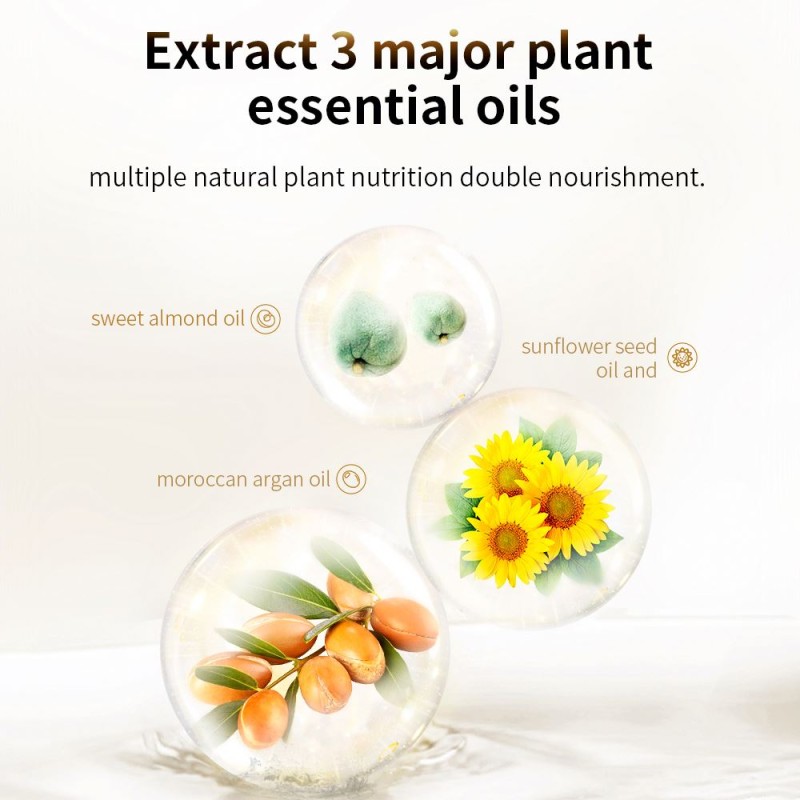 For LANBENA Organic Moroccan Argan Oil Hair   Herbal Repairing and Nourishing Hair Fall Serum Essence Bottles