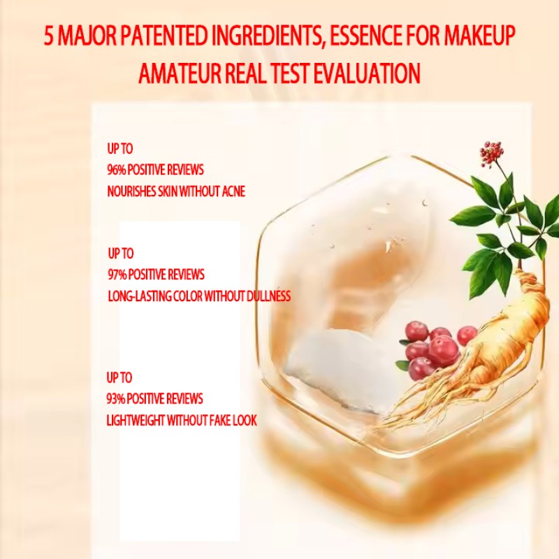 Red Ginseng Concealer Makeup Bright Skin BB Cream CC Cream Whitening and Brightening Isolation Foundation