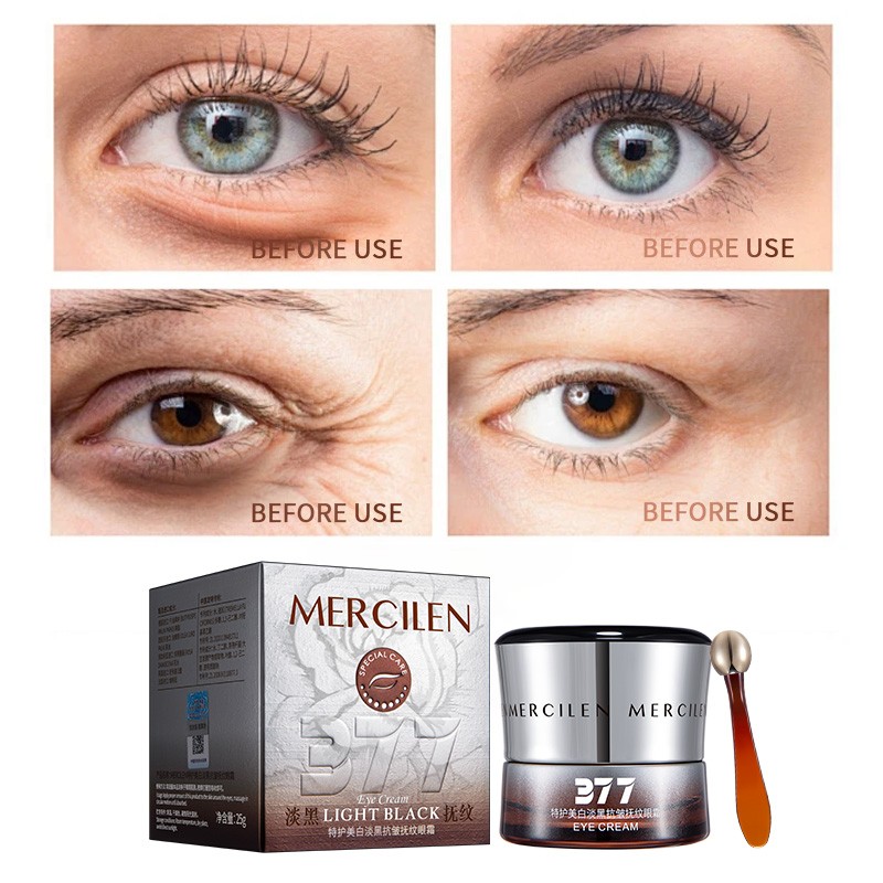 Mercilen Vegan Eye Cream for Anti-Aging Whitening Wrinkle Firming with Lightening Fine Lines & Moisturizing Effects