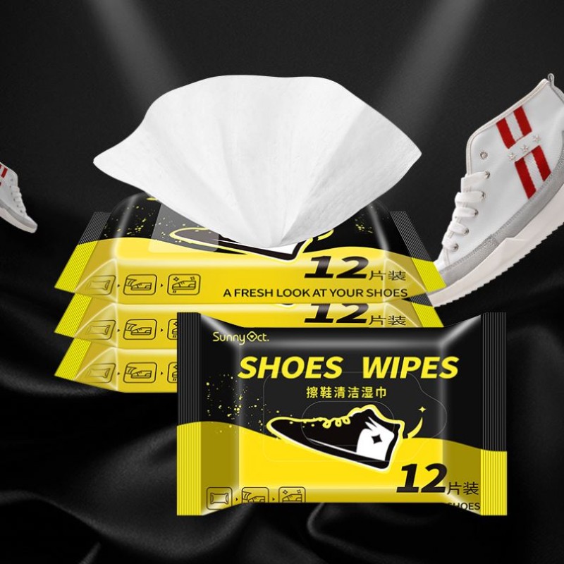 Portable Daily Shoe Cleaning Cleansing Wipes Disposable Quick Clean Sneaker Wipes for Shoes and Sneakers
