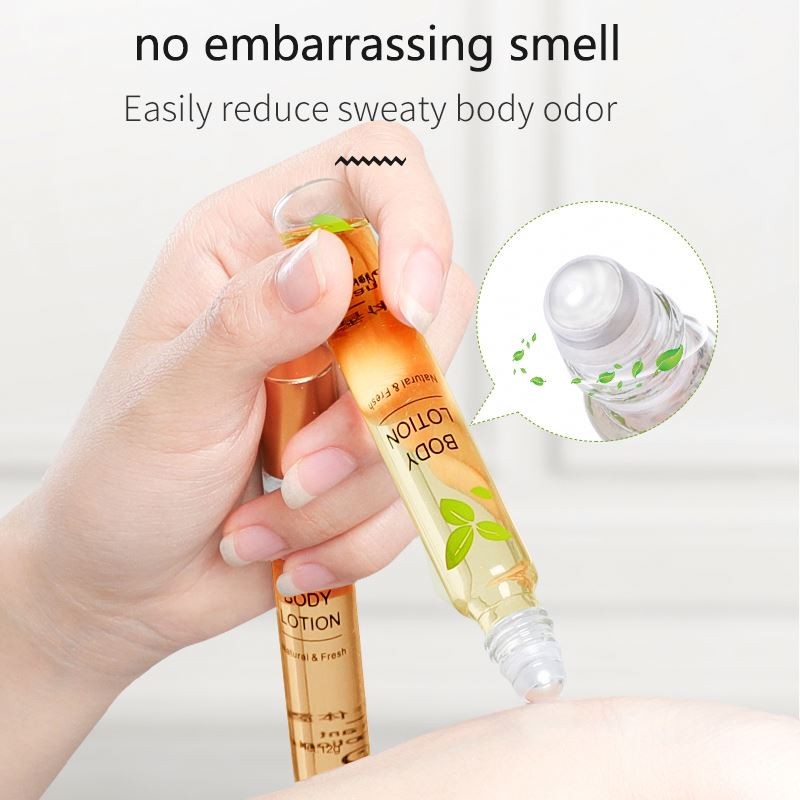 Hot Selling Women's Daily Use Best Quality Liquid Form Herbal Antiperspirant and Parfum Skin Care Roll-On Deodorant and Perfume