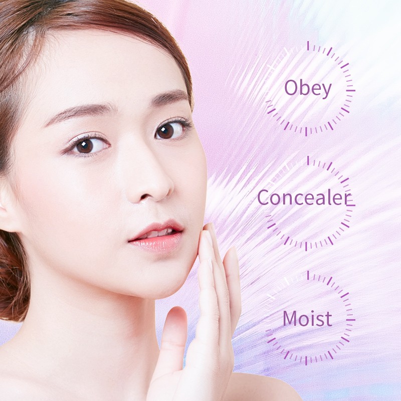 Moisturizing Face Makeup Foundation Base Cosmetic SPF50 Ultra Protect Sunscreen+three Colors Brighten Primer Make up Cream Vegan