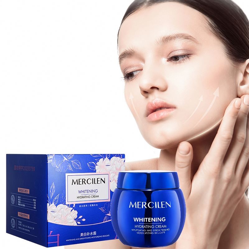 MERCILEN Whitening Cream Hydrating Moisturizing Brightening Complexion Skin Care Collagen Retinol Facial Whitening Cream