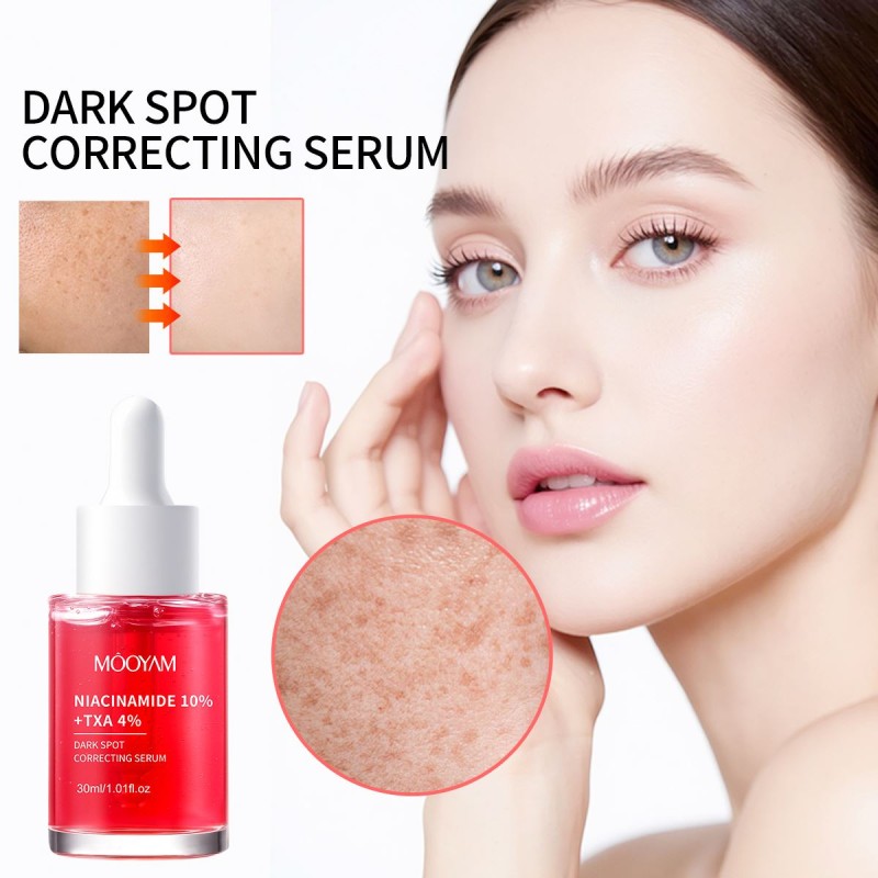 Niacinamide Serum Dark Spot Remover Skin Brightener & Tone Corrector Private Label OEM/ODM 30ml Whitening Facial Serum