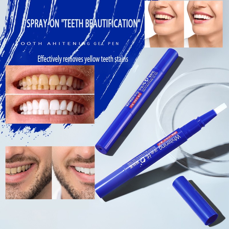 Custom Teeth Whitening Gel Pen Oral Care Oral Stain Remover Tooth Cleaning Bleaching Peroxide Gel Pen