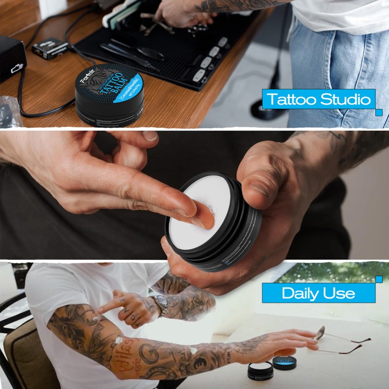 Color Enhance Tattoo Aftercare Cream Lock Color Moisturizing Skin Brightening All Skin Types Natural Organic Vegan Tattoo Cream