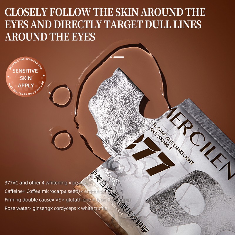 MERCILEN Eye Mask Sheet OEM ODM Nourishing Moisturizing Improving Eye Circles Anti Aging & Wrinkle Herbal Vegan Ingredients