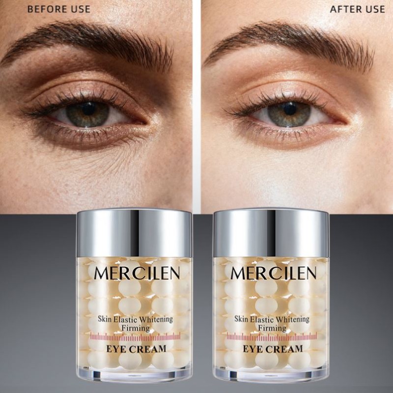 Mercilen Vegan Herbal Anti-Aging Eye Cream Organic Face Care with Whitening Properties Removes Dark Circles and Wrinkles
