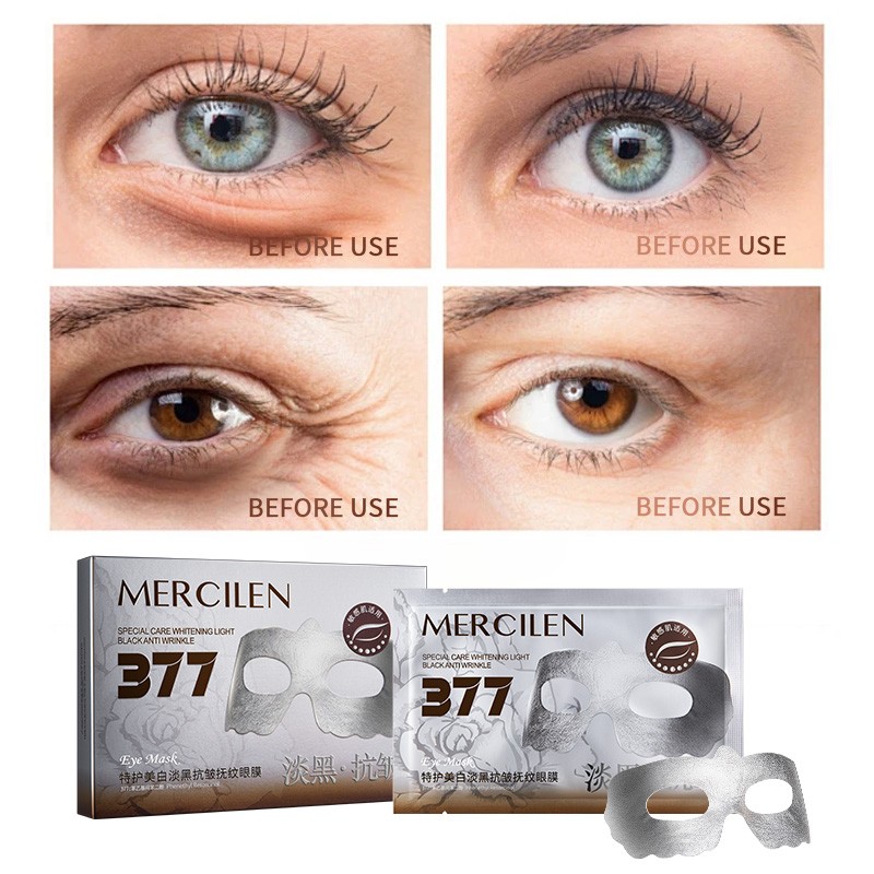 MERCILEN Eye Mask Sheet OEM ODM Nourishing Moisturizing Improving Eye Circles Anti Aging & Wrinkle Herbal Vegan Ingredients