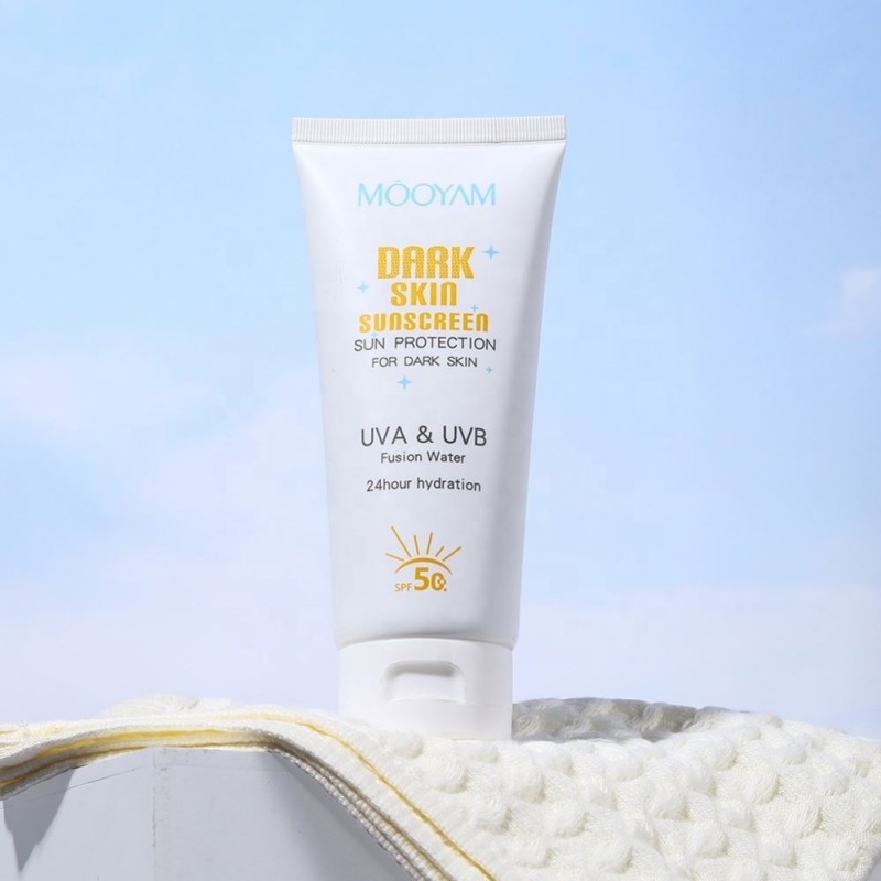 SPF 50 Face Body Sun Screen Cream Moisturizing Lightening Sun Cream UV Sunblock Lotion for Black Skin Sun Screen Cream