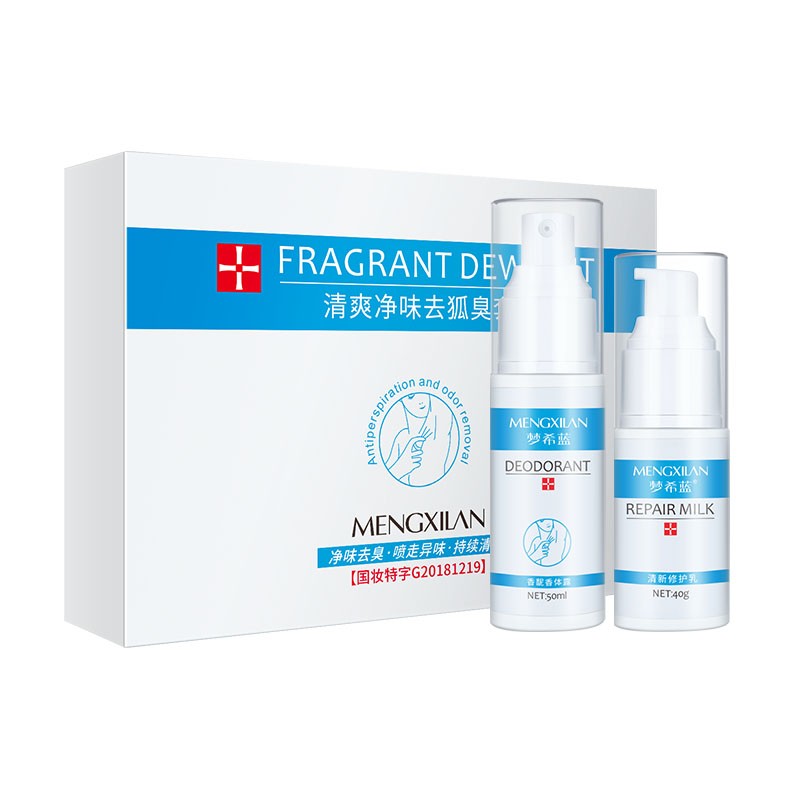 Long-Lasting Natural Deodorant Spray Antiperspirant Stick Set for Men Women Underarm Body Odor Removal Organic Deodorant Spray