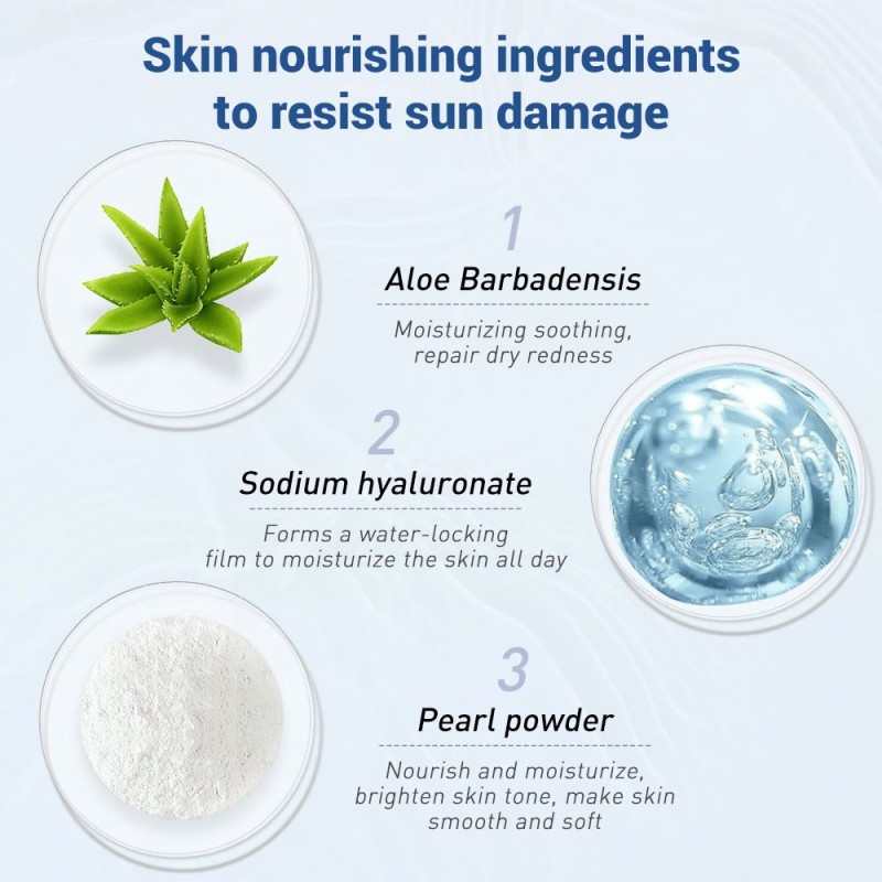 Private Label Sunscreen Spray Non-whitening OEM Sunscreen Sunblock Moisturizer Spf