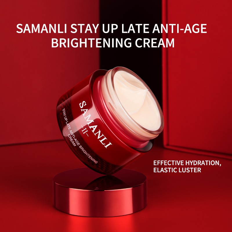 SAMANLI Anti-Aging Retinol Facial Cream Whitening Anti-Wrinkle Shea Butter Camellia Vitamin C Aloe Vera Facial Collagen Cream
