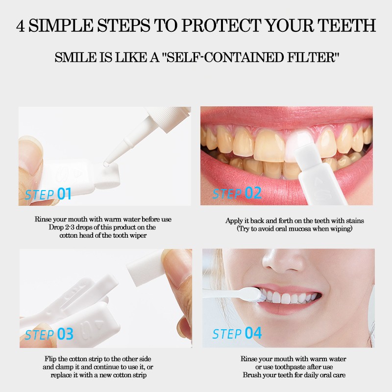 Remove Dental Serum Calculus Eliminate Bad Breath Serum Essence Teeth Whitening Natural Organic Herbal Teeth Whitening Serum