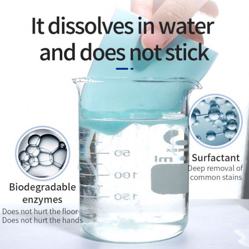Solid Disposable Household Floor Cleaning Sheet Concentrated Formula for Effective Decontamination Harmless to Hands