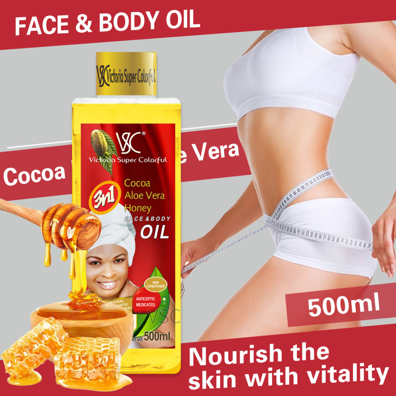 Cocoa Aloe Honey Essential Oil Set 100ml Massage Oil 500ml Facial Body Full Body Massage Oil Ginger-Infused Sweet Seeds
