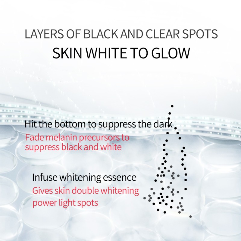 MERCILEN Private Label Vegan Peptide Whitening Serum Anti-Aging and Wrinkle Remover Serum for Face Dark Spot Whitening Serum